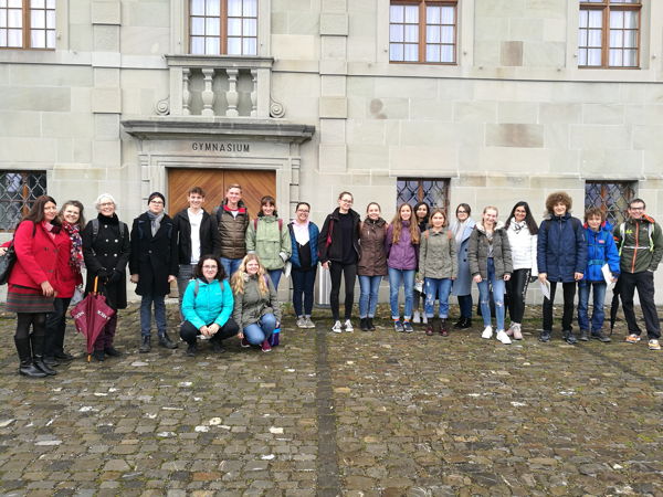 Certamen Turicense 2019: Vor dem Kloster Einsiedeln
